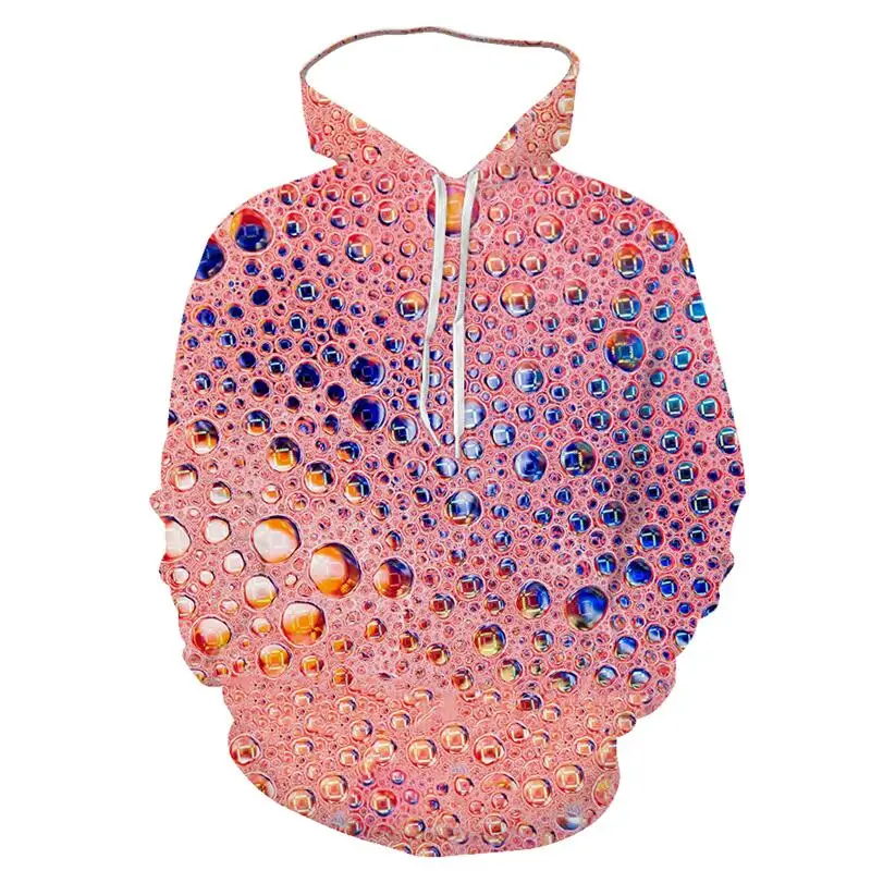 Men's Casual Splash-ink Hoodies Fashion Retro Sweatshirt Y2k Pattern Printed Social Custom Oversized Vintage Harajuku Clothing