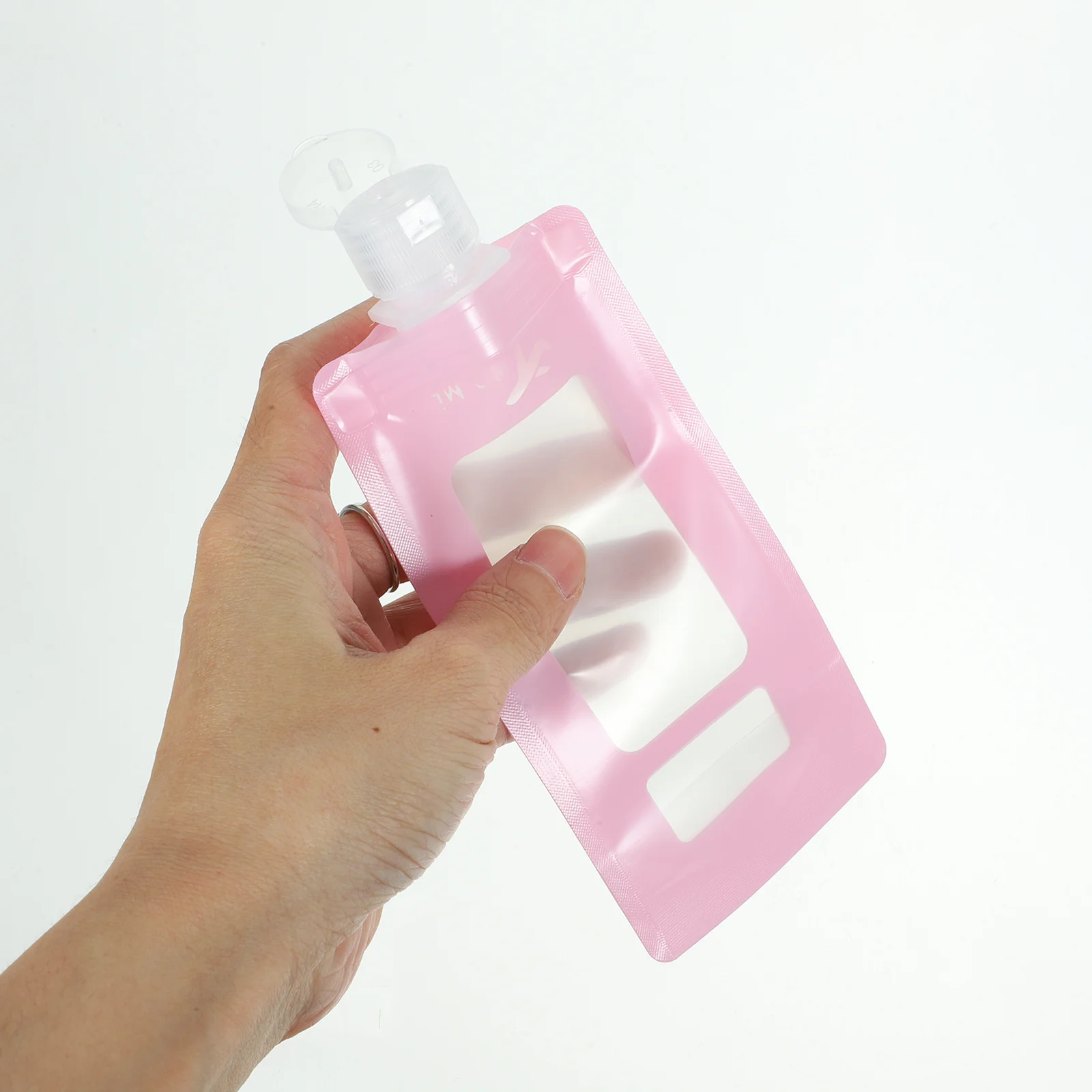 

12Pcs 90Ml Reusable Travel Toiletries Bags Compact Squeeze Pouches for Liquid Cream Shower Gel Portable Makeup