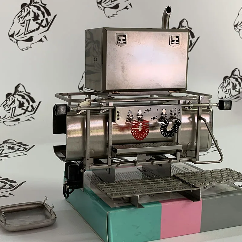 1:14スケール メタルシミュレーション メタルツールボックス 機器ラック タミヤRCトラック用 SCANIA 770S R620 VOLVO BENZ Arocs MAN TGX車用