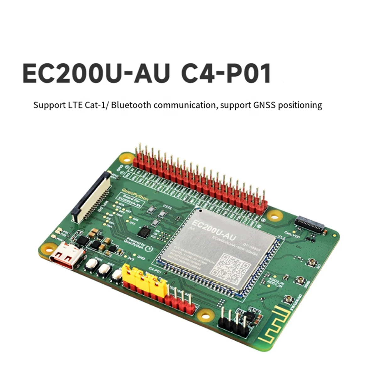 Imagem -02 - Bluetooth Wireless Communication Development Board Ec200u Lte Cat Ec200u-eu C4-p01 para Quecpython