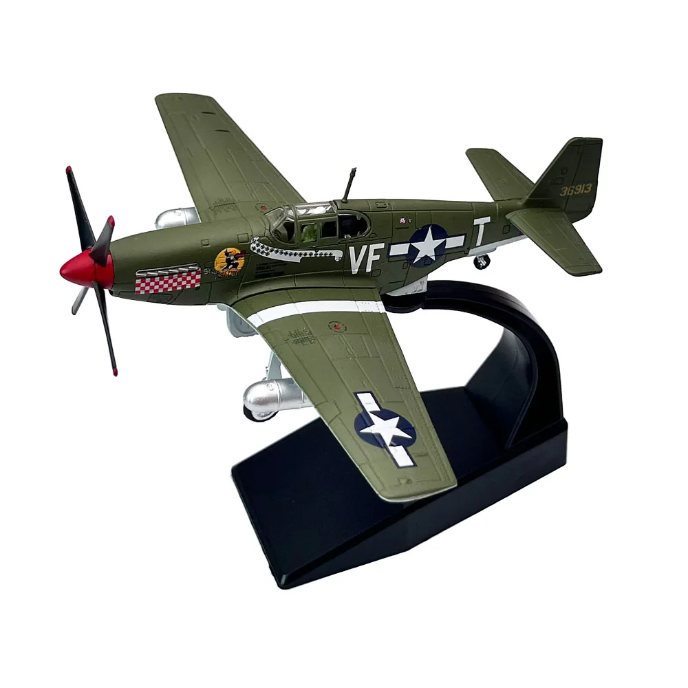 

1/72 Scale US P51 P-51 Mustang Fighter Airplane Aircraft Metal Military Plane Toy Model Collection Gift Ornament