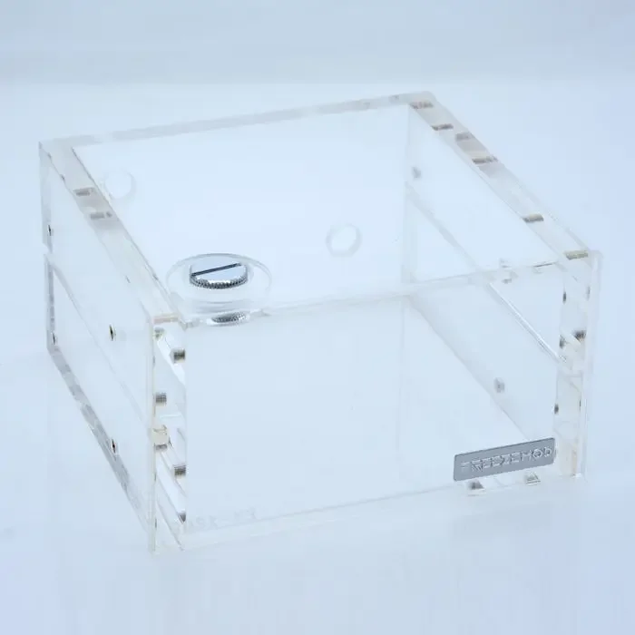 FREEZEMOD Transparent Acrylic Water Tank For Computer Water Cooler,Dual Optical Drive Industrial Water Tank, GQSX-Y3