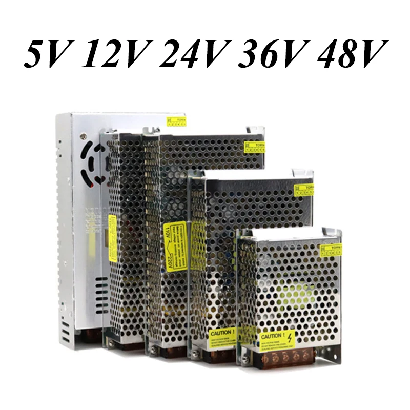 DC 5V 12V 24V 36V 48V 500W Power Supply 5 12 24 36 48 3 9 15 V AC 220V 110V TO DC 12V 24V 5V 36V 48V 3V 9V 15V 18V Power Supply
