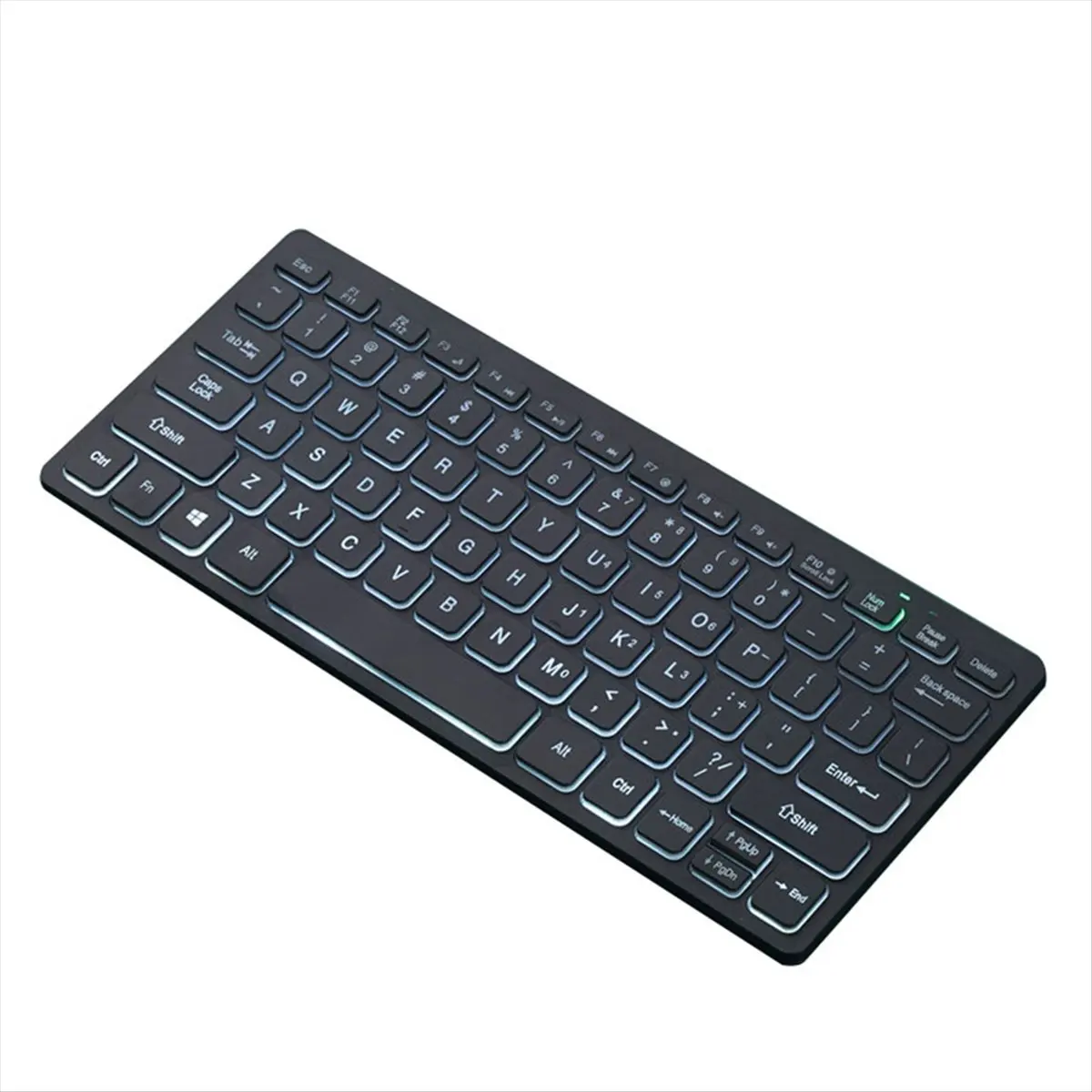 *N21R Compact Wired Keyboard for Laptops - Mini External Keyboard with USB Connection, Ideal for Home and Office Use B