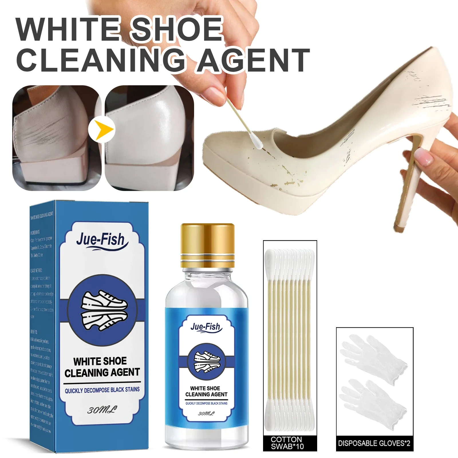 

Shoes Cleaner Shoe Eraser Portable Shoe Shine Waterproof Cleaning Suede Leather Sneakers Small White Shoes Decontamination Gum