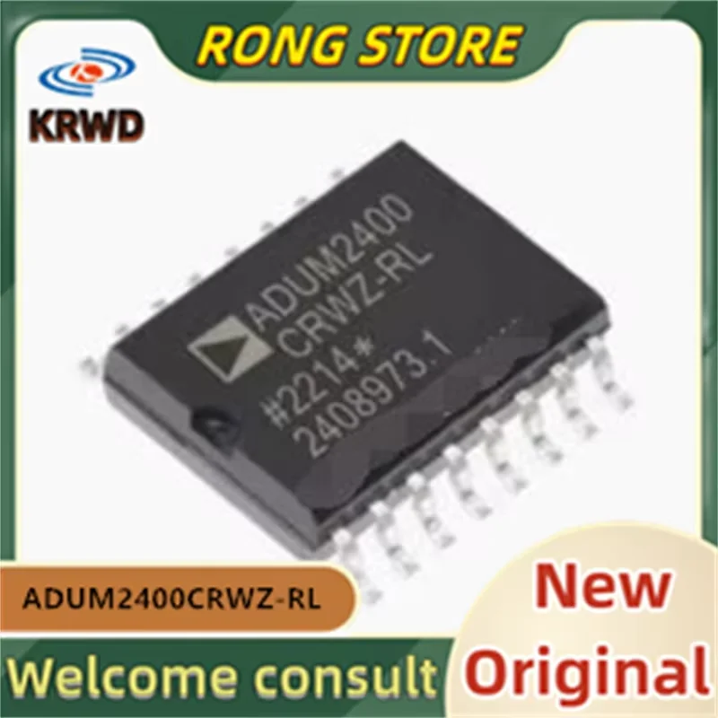 2PCS  ADUM2400CRWZ-RL New and Original Chip IC  ADUM2400CRWZ ADUM2400  SOIC16