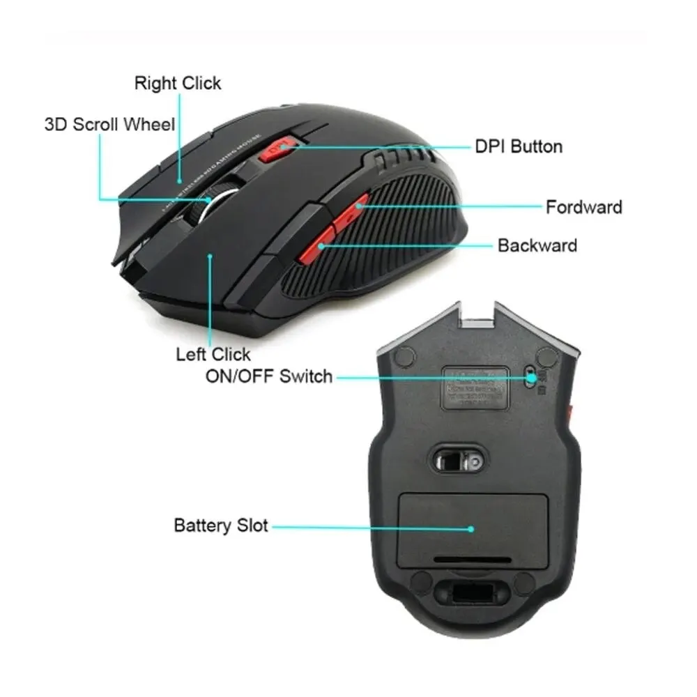 113 Wireless Mouse 2.4G Portable Game Home Office Desktop Laptop Universal Color Photoelectric
