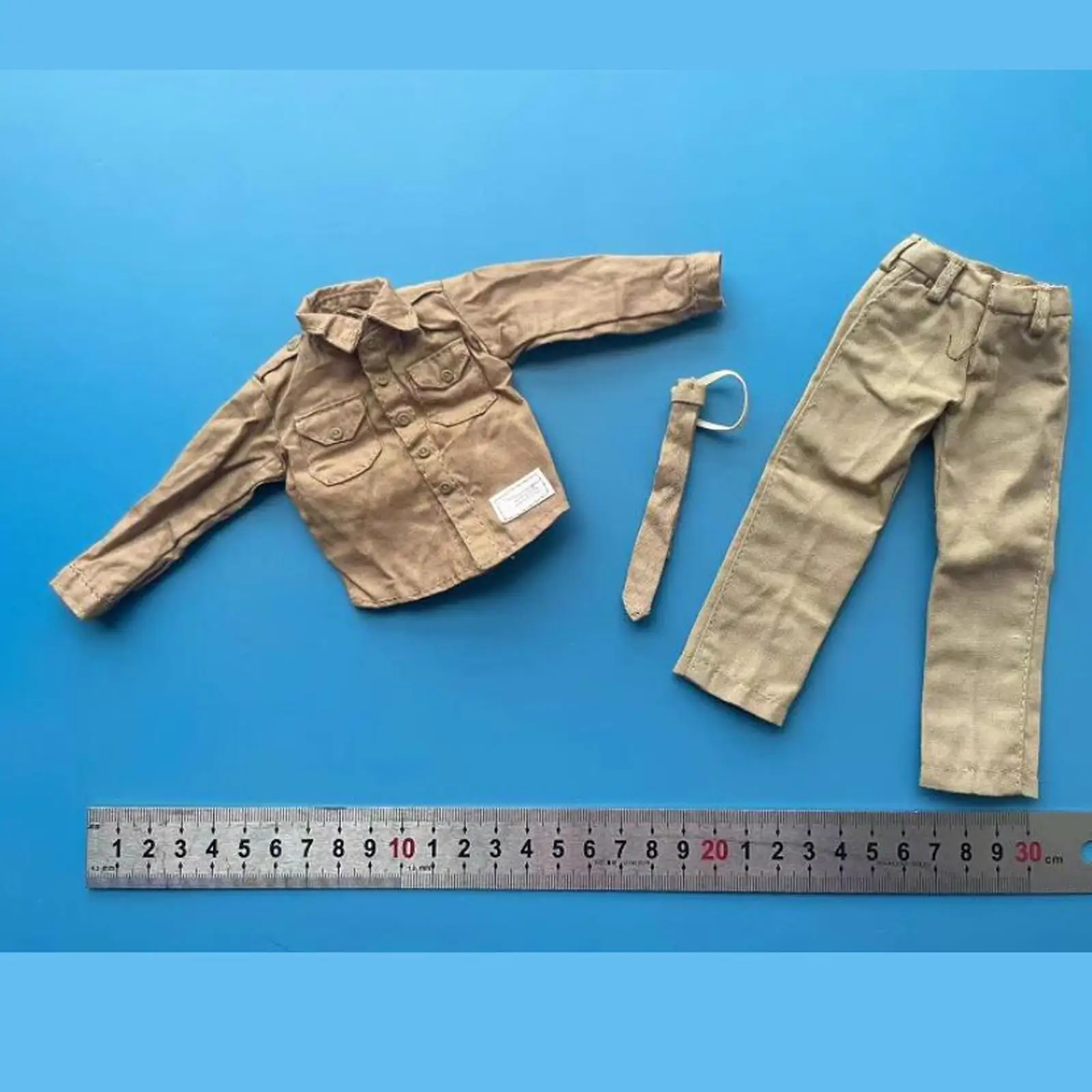 

1/6 Scale Male Figure Doll Clothes, Costume Jacket and Pants, DIY Doll Dress up 12" Soldier Outfit for 12 inch Action Figures