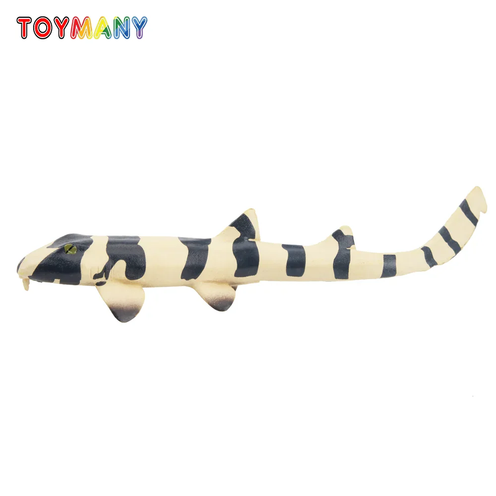 

Toymany Simulation Brownbanded Bamboo Shark Ocean Animal Model Toy Mini Figures Dolls Action Figurines Toys for Children Gift