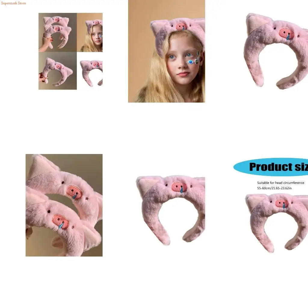 Q5WE Children Christmas Ears Headbands Novelty Masquerades Hair Hoop for Kids Costume and Casual