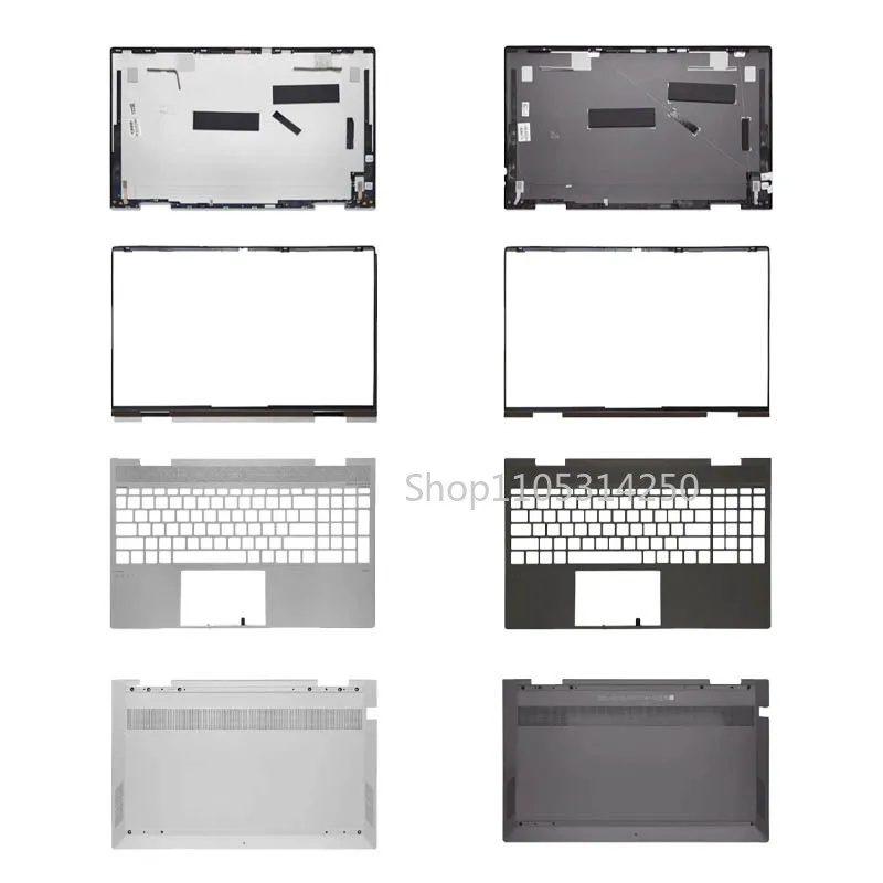 Repalce Cover LCD Back Cover For HP ENVY X360 15-ED 15M-ED 15-EE 15M-EE TPN-C149 Front Bezel Palmrest Top Bottom Case Hinges