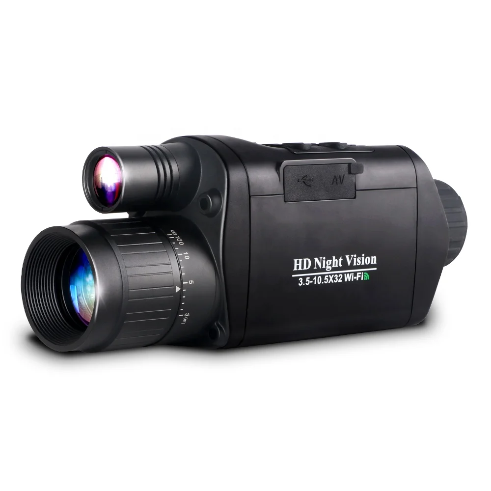 

850nm Infrared Night Vision Camera Scope WIFI 200Yard in Full Darkness Hunting Digital Monoculars Optical Sights Outdoor Devices