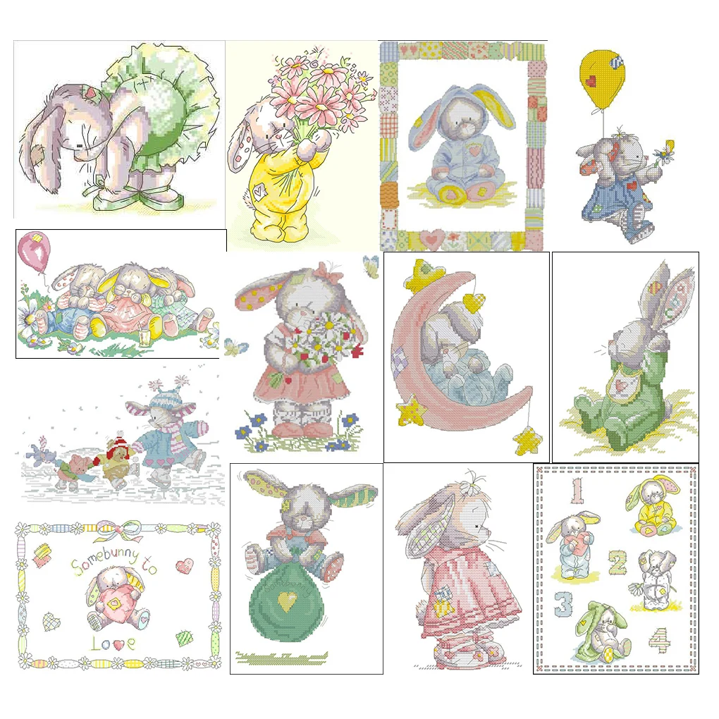 Conjunto de pinturas de punto de cruz para manualidades, Kit completo de Arte y manualidades, 14ct, 18ct, 560