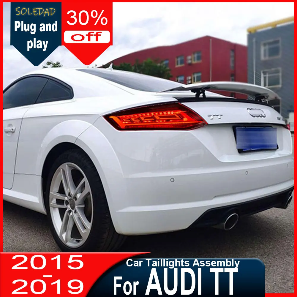 Car Tail Lamp for AUDI TT LED Tail Light 2006 2007 2008 2009 2010-2013 TT Rear Fog Brake Turn Signal Automotive Accessories