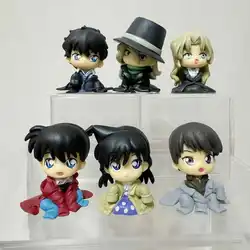 Gashapon Jimmy Kudo Mouri Ran Gin Vermouth Matsuda Jinpei Scotch Action Figures Collectible Model Toy