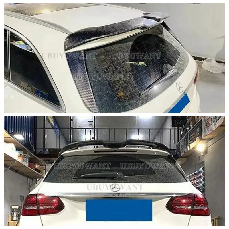 

Заднее лобовое стекло, крыло багажника, аксессуары, карбоновый спойлер для Benz C200 W205 C-класса, Wagon C180 C260