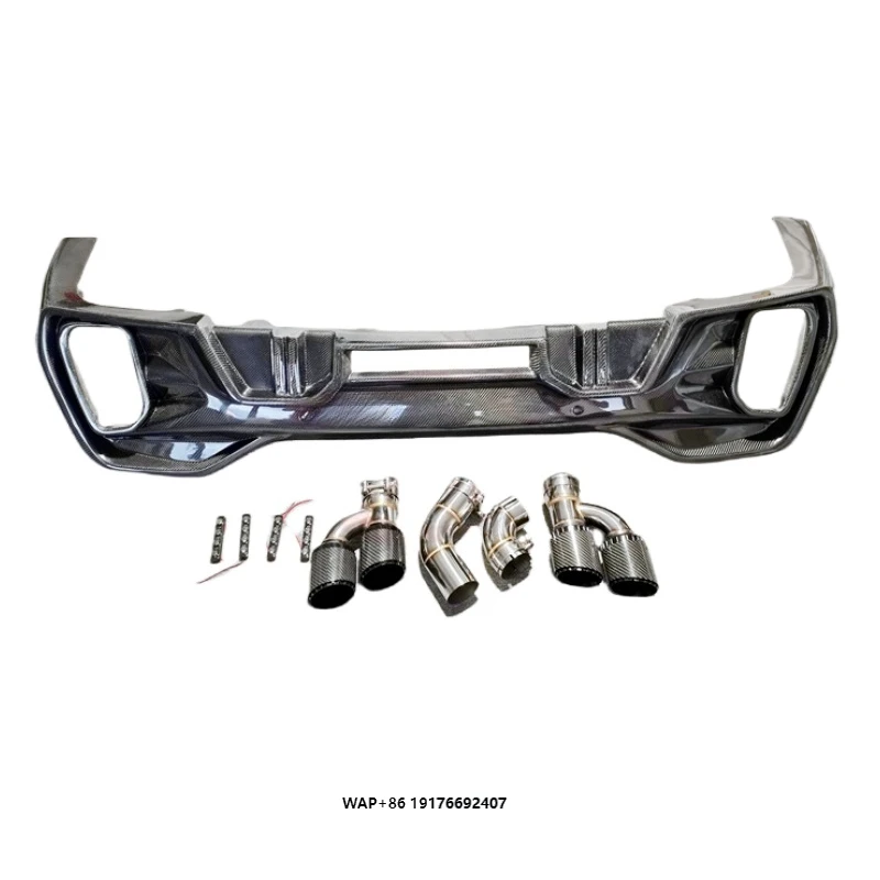 

Factory price Larte Design style carbon fiber rear diffuser rear bumper spoiler for X6 G06 body kit 2020-2022