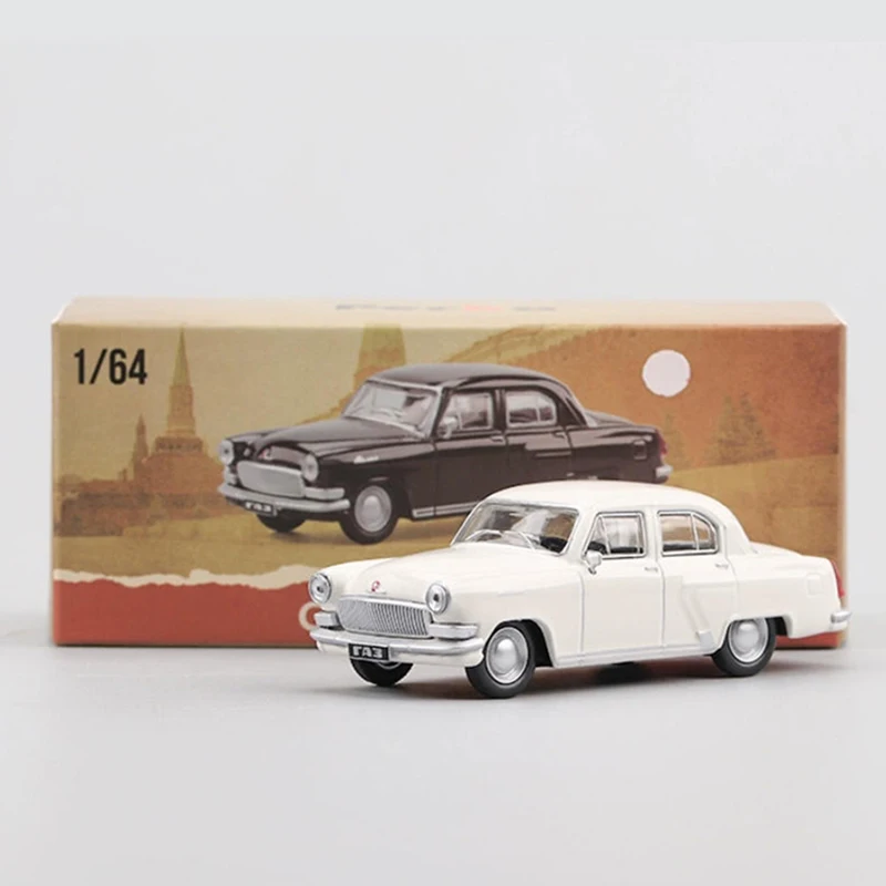 Perka 1:64 Масштаб M21 GAZ-21 Волга Легкосплав Модель автомобиля Орнамент Сувенир Дисплей Коллекция Хобби Подарок