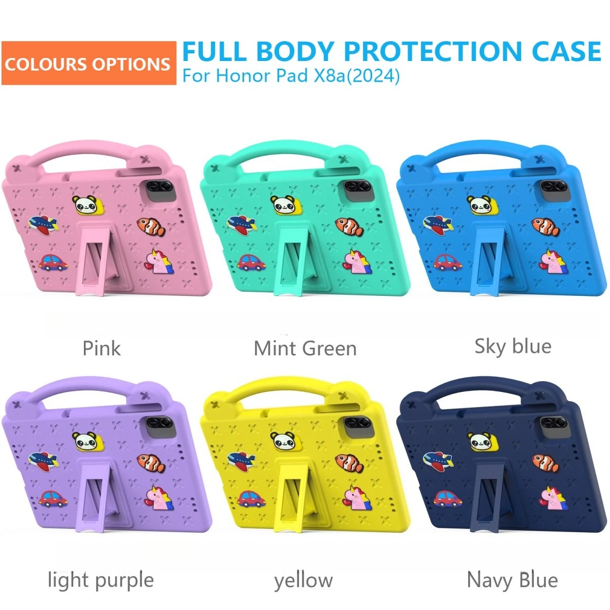 

Tablet Case Suitable for Honor Pad X8a/Honor Pad X8a LTE11 "2024/Infinix Xpad 11 Inch X1101 (2024) Cartoon EVA Shockproof Cover