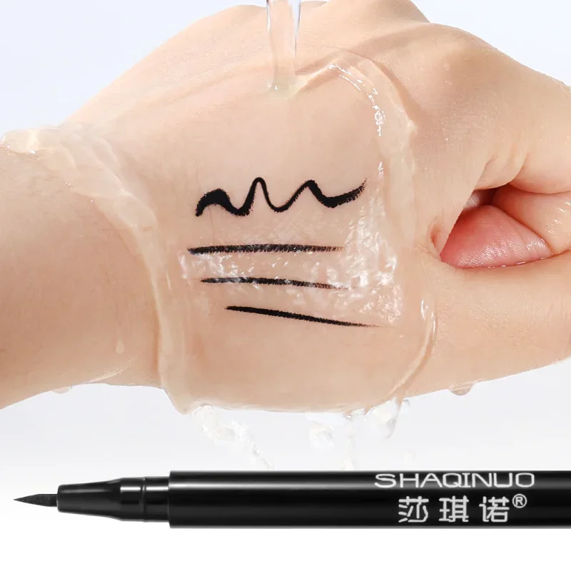 Waterproof Matte Eyeliner Pencil Makeup Long Lasting Quick-dry Smooth Anti Smudge Liquid Eyeliner Pen Women Big Eyes Cosmetics