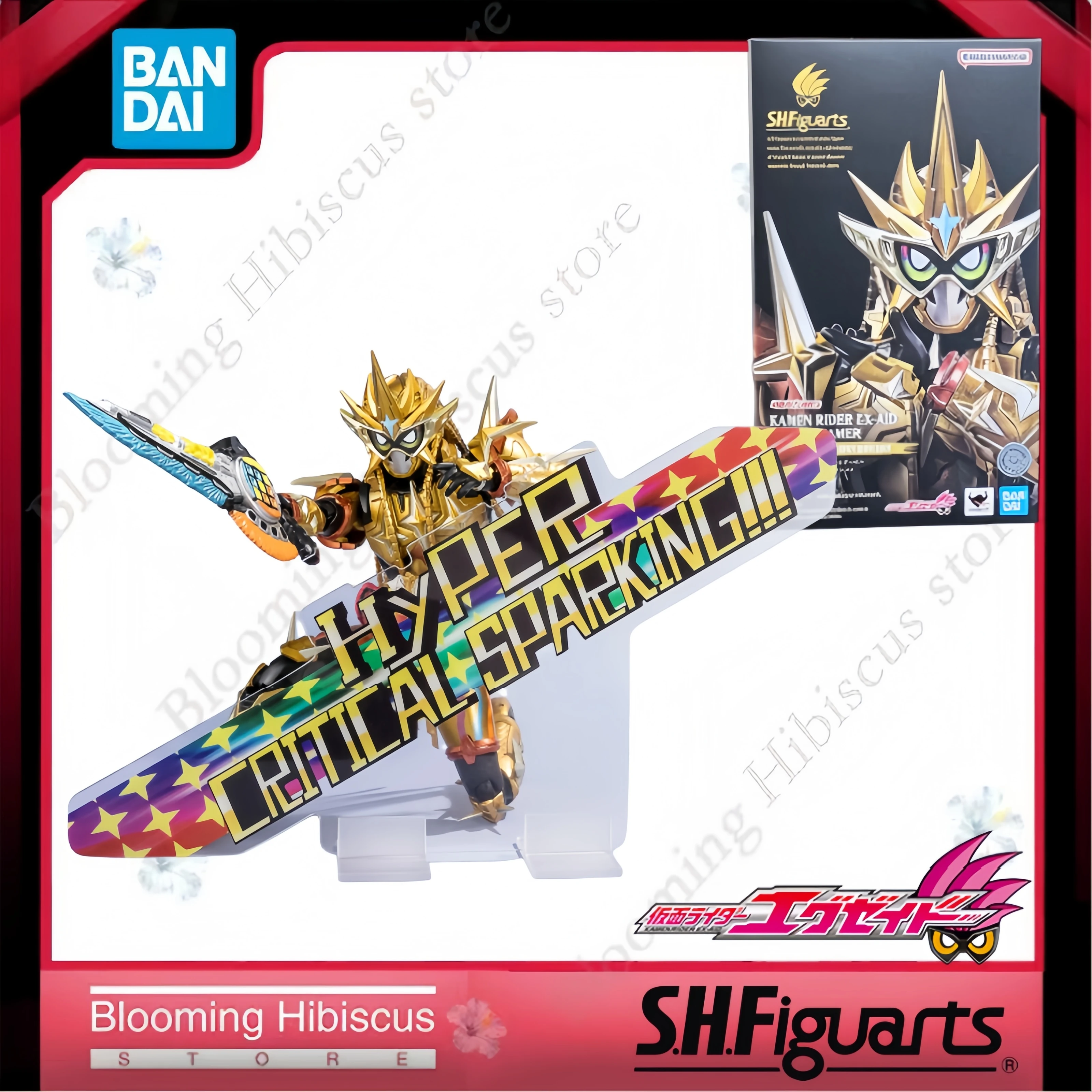Оригинальная фигурка Bandai SHF Kamen Rider Ex-Aid Muteki Gamer Heisei Generations Edition, 14,5 см, в наличии