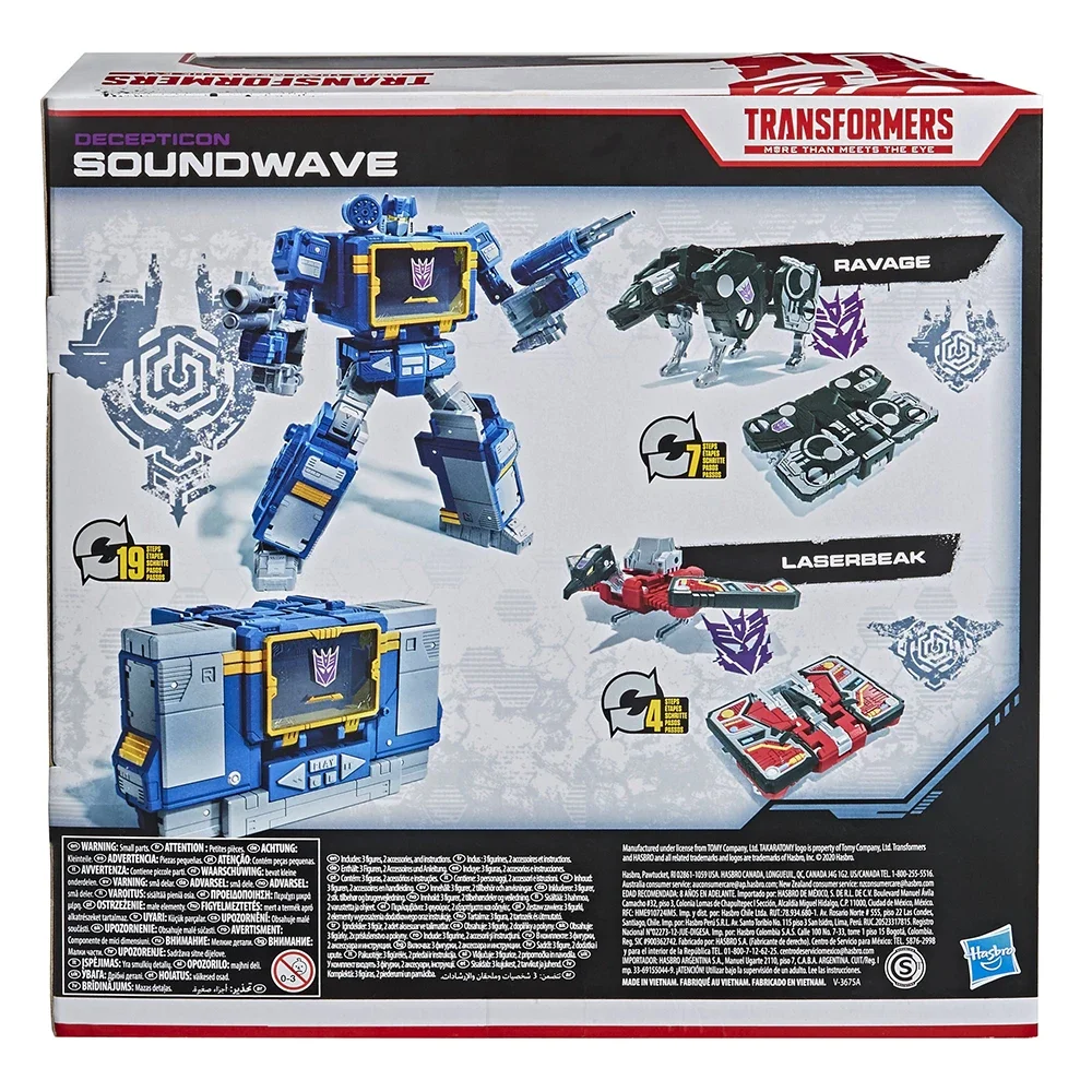 Takara Tomy-Transformers Wfc Trilogy Figuras de Ação, Netflix Deception Soundwave, Anime Original, Brinquedos Modelo Colecionáveis, Em Stock