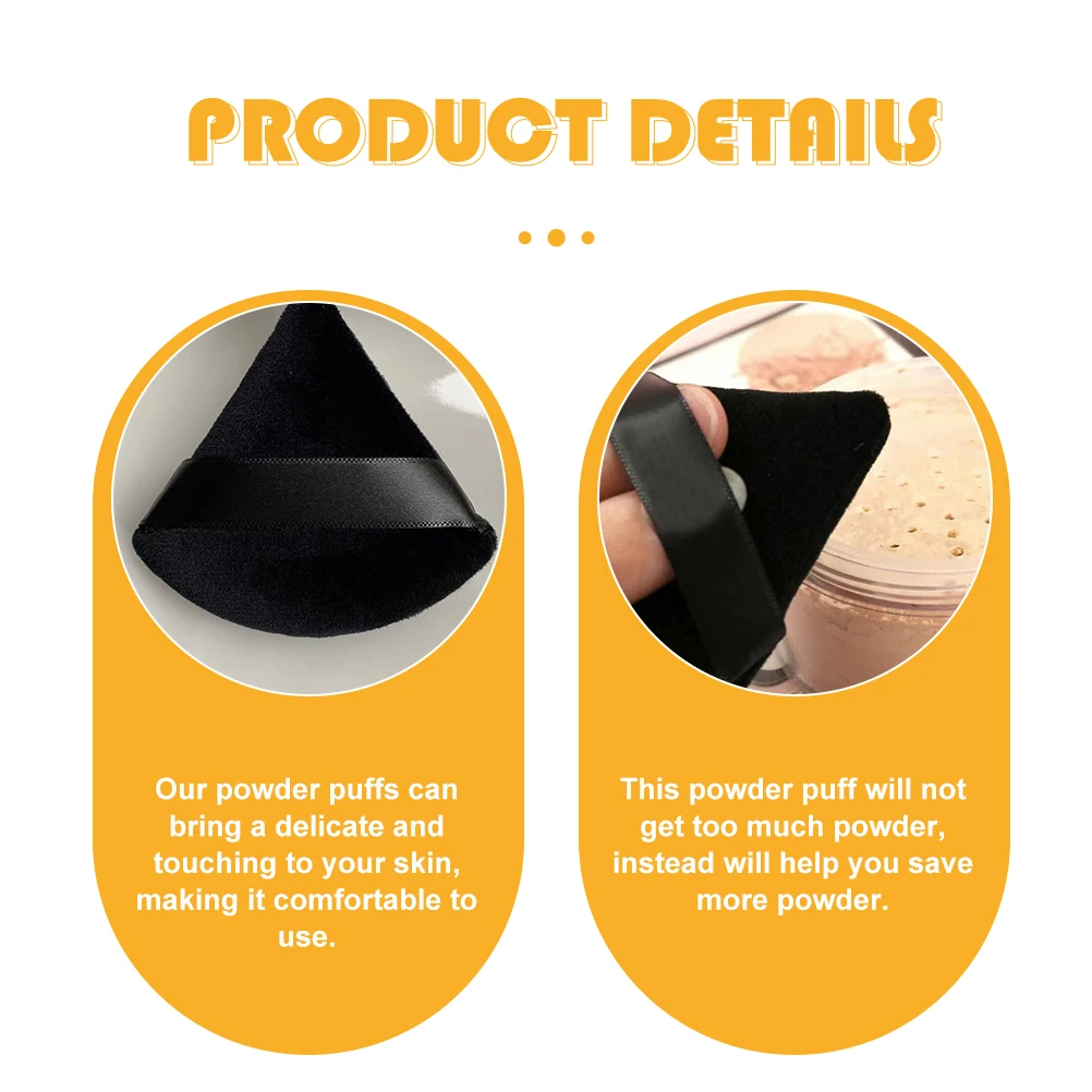 

10pcs Powder Puff Beauty Tools Soft Cotton Makeup Sponge Applicator for Face Talcum Setting Cosmetics Pad Facial