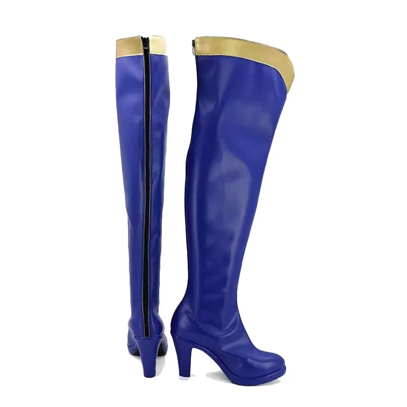 2025 aaa Aqua Cosplay Boots High Heel Shoes Custom-Made