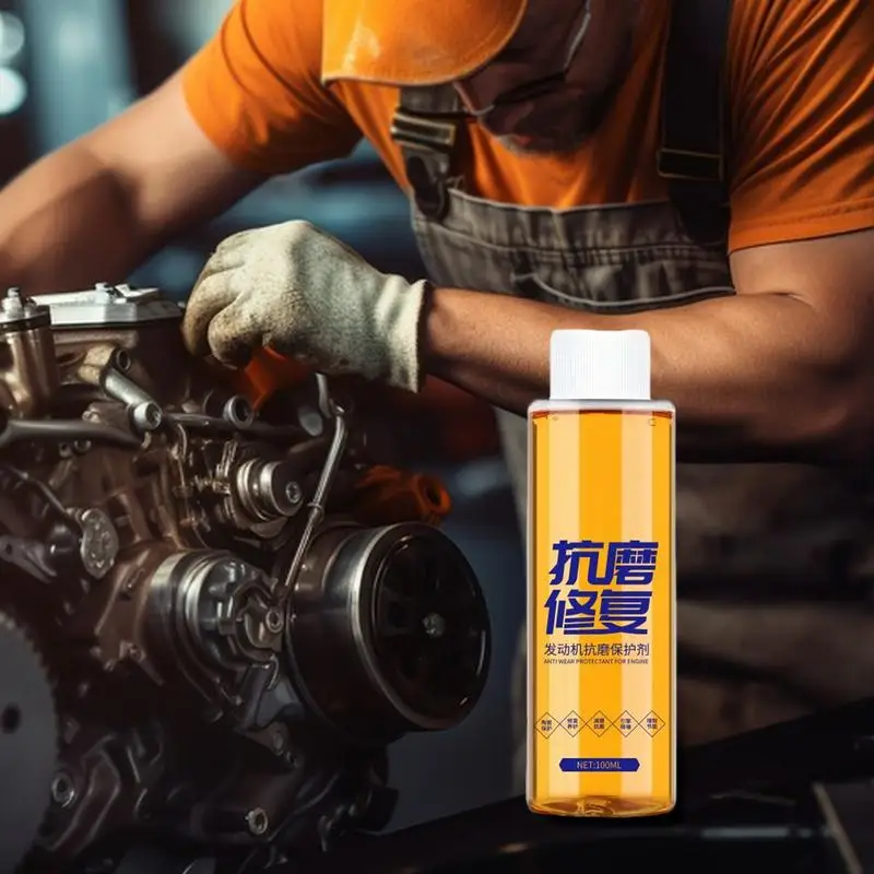 100ml Engine Cylinder Repair Agent Additive Oil For Engine Noise Reduction Anti-Wear Repair Oil Reduce Friction