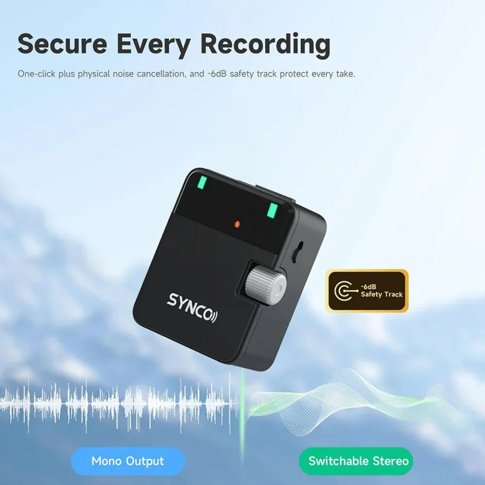 Synco D2 モノラルワイヤレスショットガンマイクシステム 20 kHz