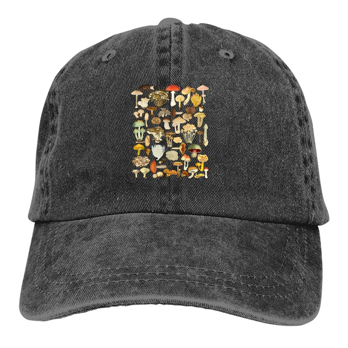 Mycology Fungi Foraging Baseball Cap Men Hats Women Visor Protection Snapback Mushroom Forest Caps