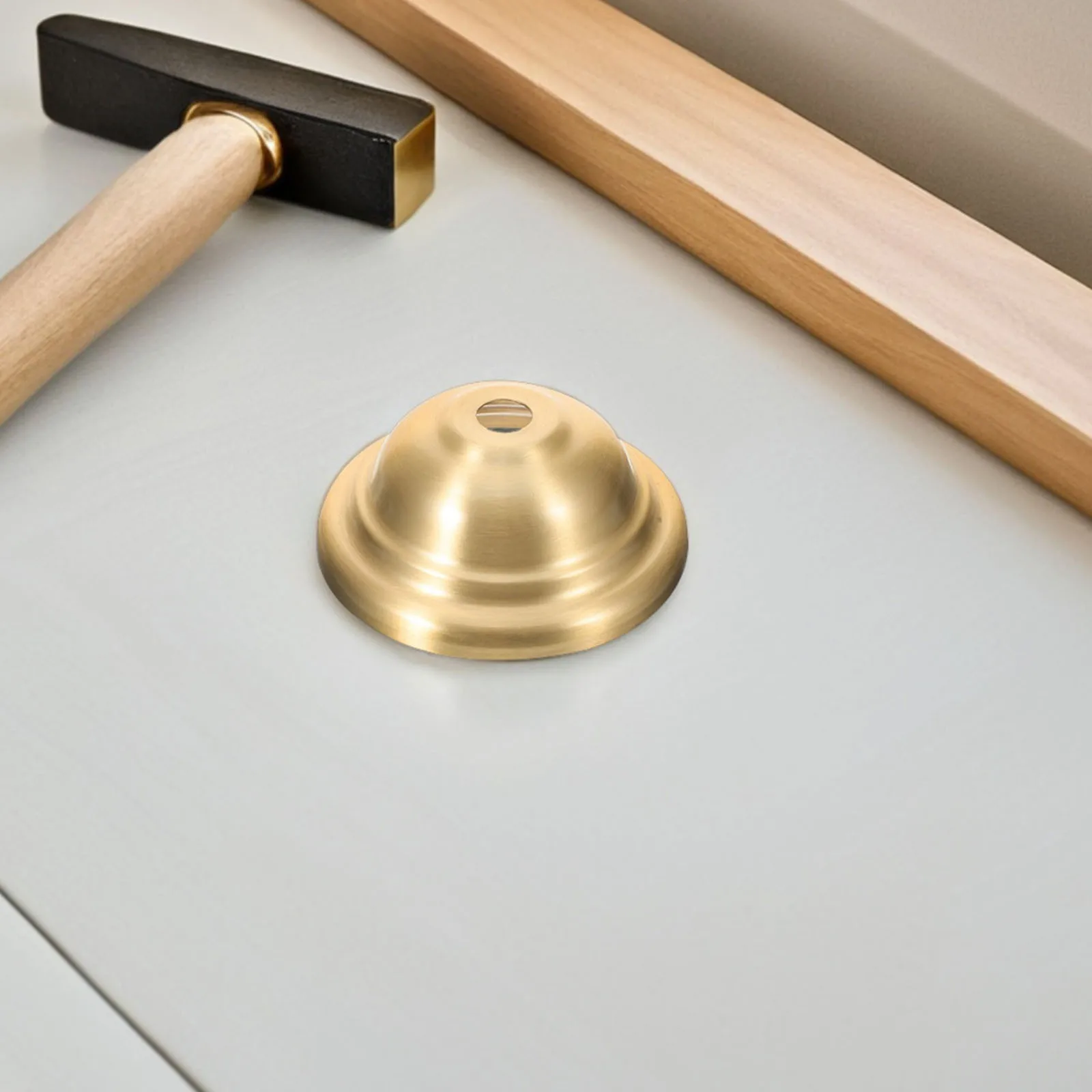 Cubiertas de dosel de techo de latón, Base de lámpara, placa de luz colgante para lámpara decorativa, accesorios de remate, 4 Uds.