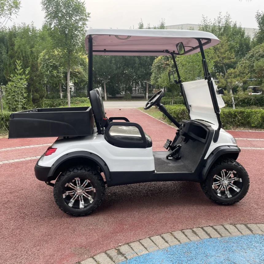 Electric Golf Cart High Speed Sports Top Speed 40-45 km/h Golf Scooter With Rear Cargo Box Suitable For Farm Multi-Purpose