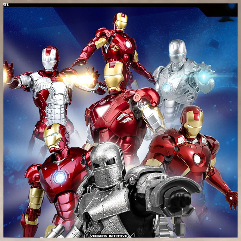 

Original Fondjoy Marvel Legends Iron Man Anime Figure Infinity Saga MK5 Action Figure Assembly Children Toys Decor Birthday Gift