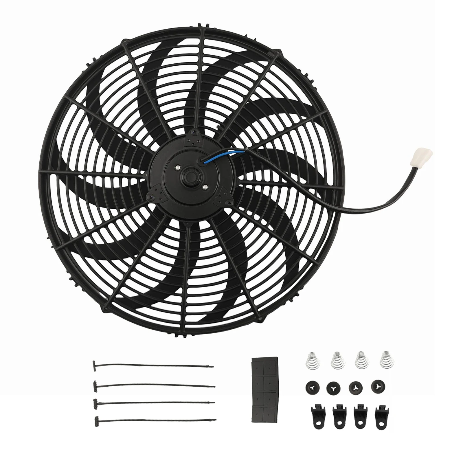 

Универсальный электрический вентилятор охлаждения радиатора 16 дюймов для авто, 3000 CFM, 2250 об/мин, 240 Вт