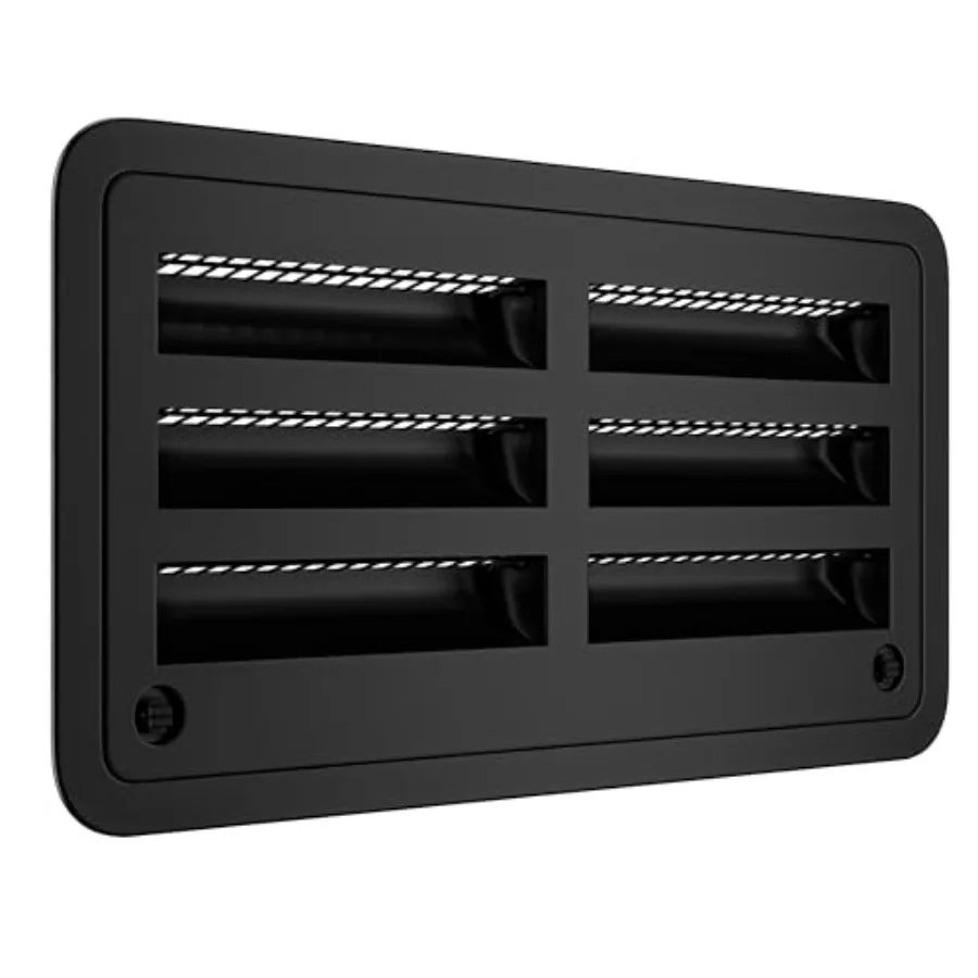 

RV 20" Refrigerator Upper/Lower Side Wall Vent with Mesh Insect Screens for Campers Trailers