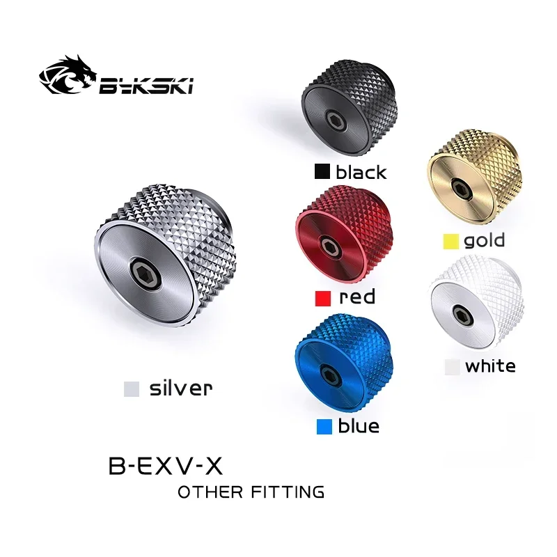 

Bykski B-EXV-X,PC Water Cooling CD PatternExhaust Plug,Exhaust Valve,Ppressure Relief Valve Automatic Manual Integrated