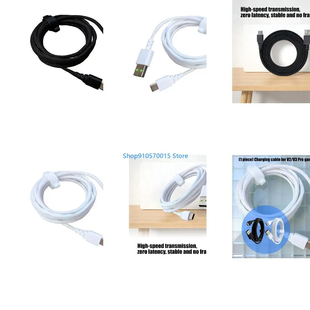 B95C USB to Type C Cable Data Line for V2 /DeathAdder /Basilisk Mouse Charging Cable