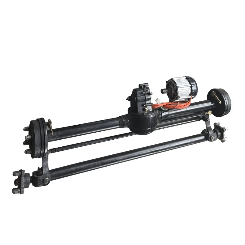 Electric four-wheeler chassis assembly self-made steering axle modification