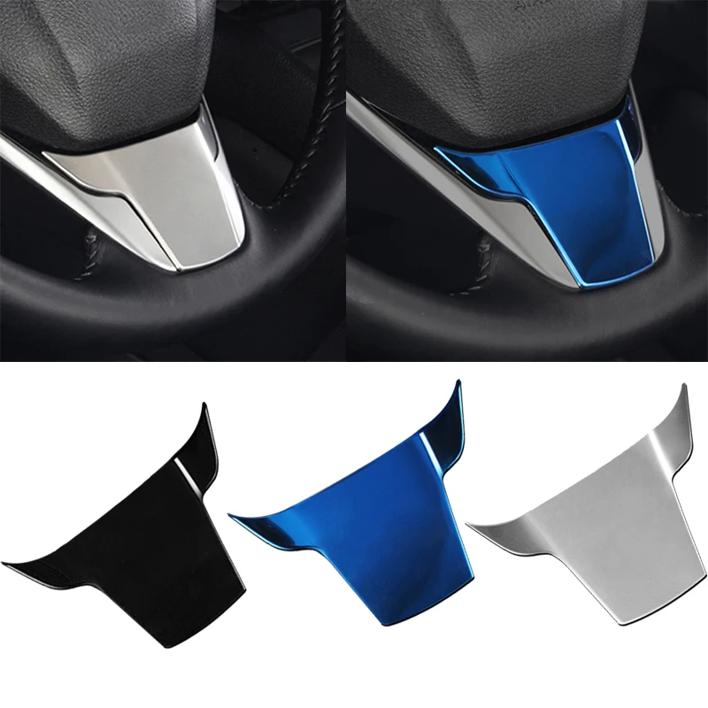 Car Interior Steering wheel decorative Cover Sequins Emblem Badge Sticker for Honda CRV CR-V 2017 2018 2019 2020 2021 Accessorie