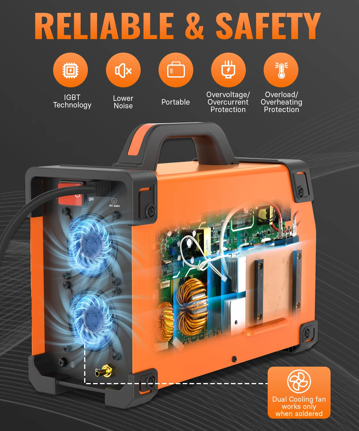 A Pulse AC DC Aluminum HITBOX TIG Welding Machine HBT250P ACDC Machine AC TIG, DC TIG, STICK Square Pulse Wave