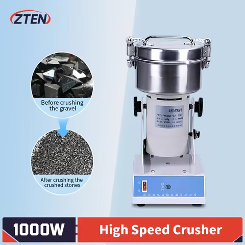 New Version High Speed Multi-purpose Crusher ﻿Plastic Mineral Soil Herbal Plant Crushing Laboratory Universal Smashing Machines