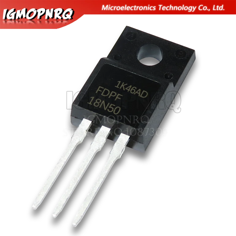 10PCS FDPF18N50 18N50 FDPF51N25 51N25 500V 18A N-Channel MOSFET TO-220F