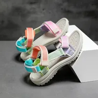 Summer Children's Sandals Breathable Sports for Girls Casual Beach Shoe Lightweight Soft Sole Kids Non-slip Shoe Sandalias
