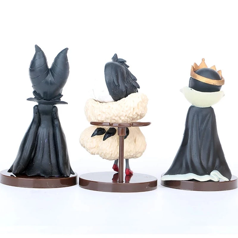 Disney Q-Series Villain Collection Set - Discendenti 2 Evil Queen Poseable Action Figure 8 cm Modello Q-Style Toy Gift per ragazze
