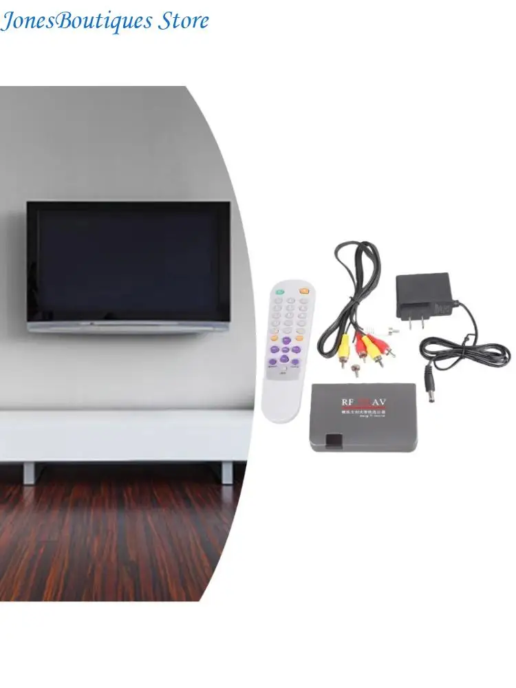 Comprehensive RF to Video Converter Channel Select Remote Control AC110-240V W8KE