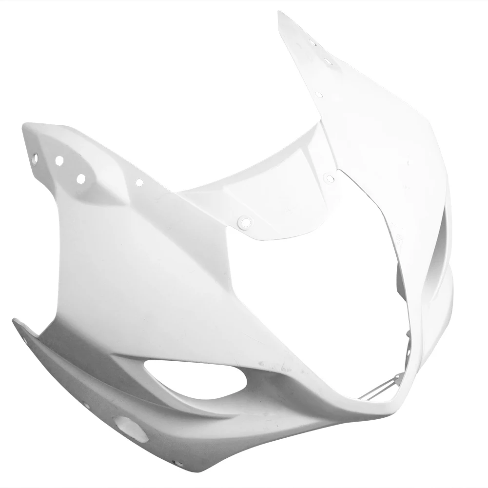 

For Suzuki GSXR1000 K3 2003 2004 Motorcycle Upper Front Nose Fairing Cowl Injection Mold ABS Plastic Unpainted White