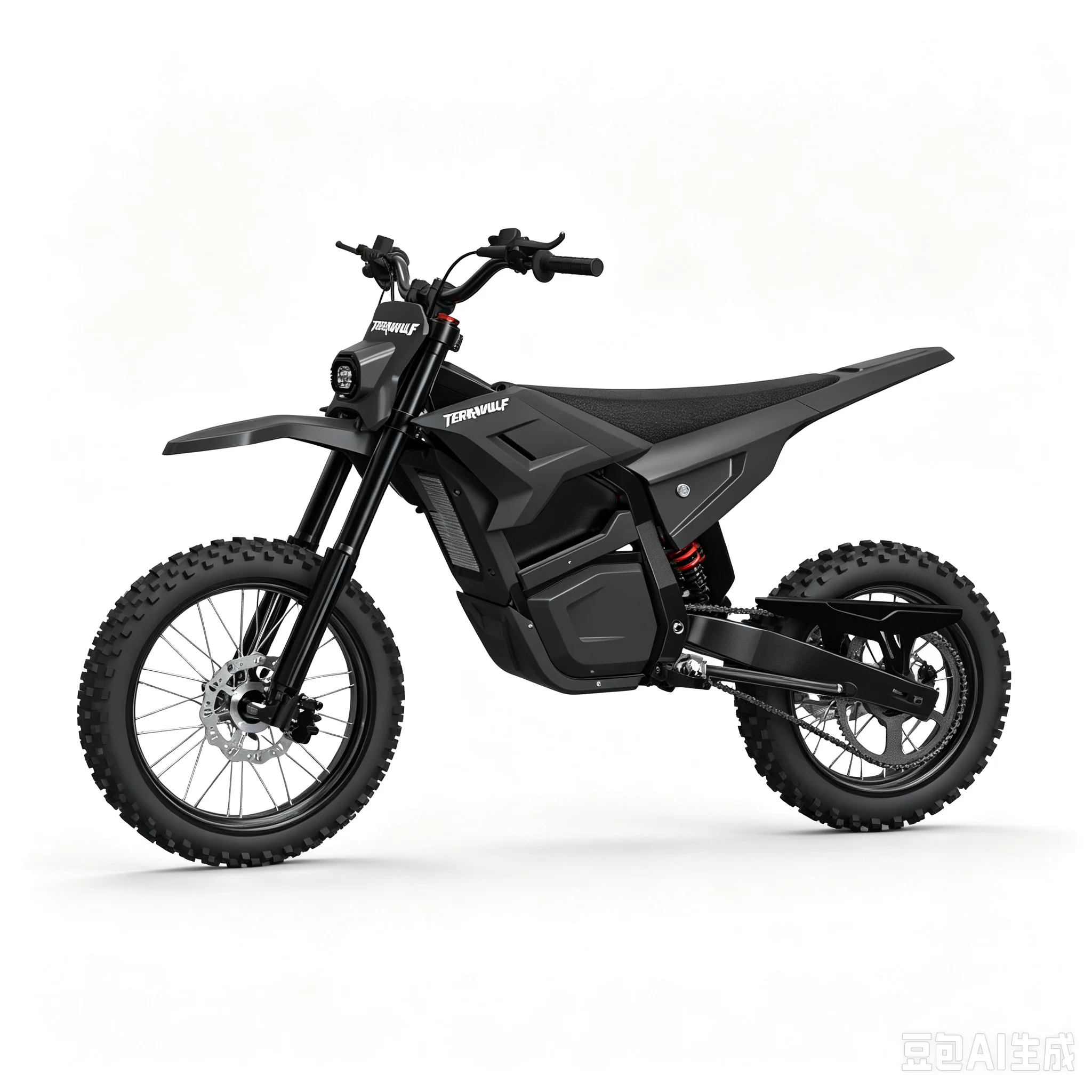 Terrawulf M7 Premium Electric Dirt Bike 60V 27Ah Detachable Lithium Battery 5000W Peak Mid Drive Motor Adjustable Suspension Hydraulic Disc Brake G518 Color LCD All Terrain Off Road Motocross US Warehouse Fast Shipping 1 Year Full Warranty