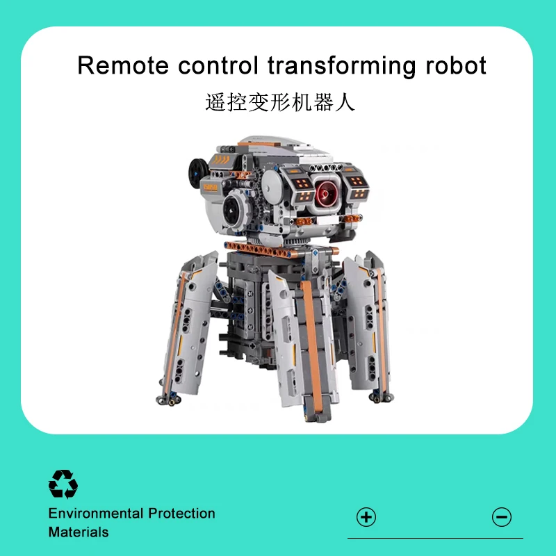 

MOULD KING 15050 Intelligent Programming Remote Control Deformation Robot Model 3 in 1 Creative Building Block Toys For Children