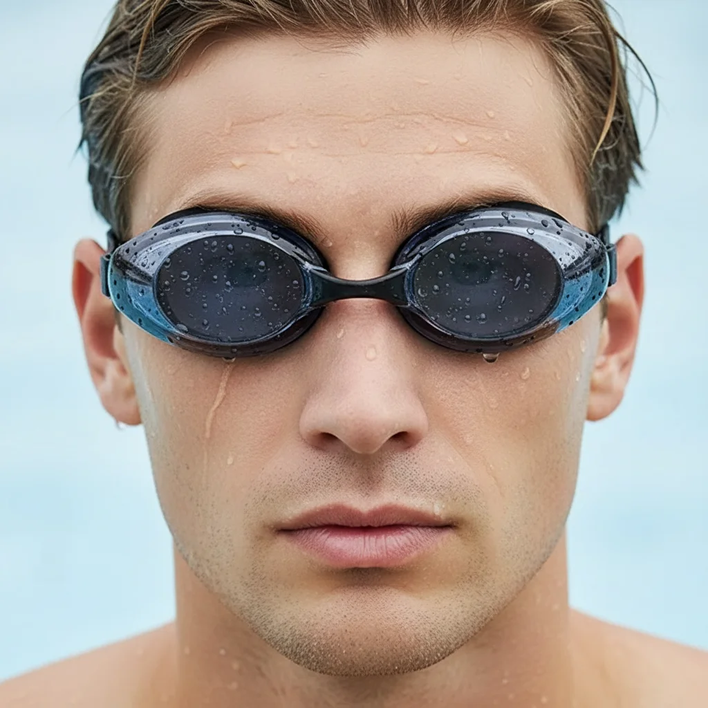 Anti-Fog & Leak-Proof Nearsighted Swimming Goggles for Adults - Prescription Swim Glasses, Unisex Myopia Swim Gear Glasses